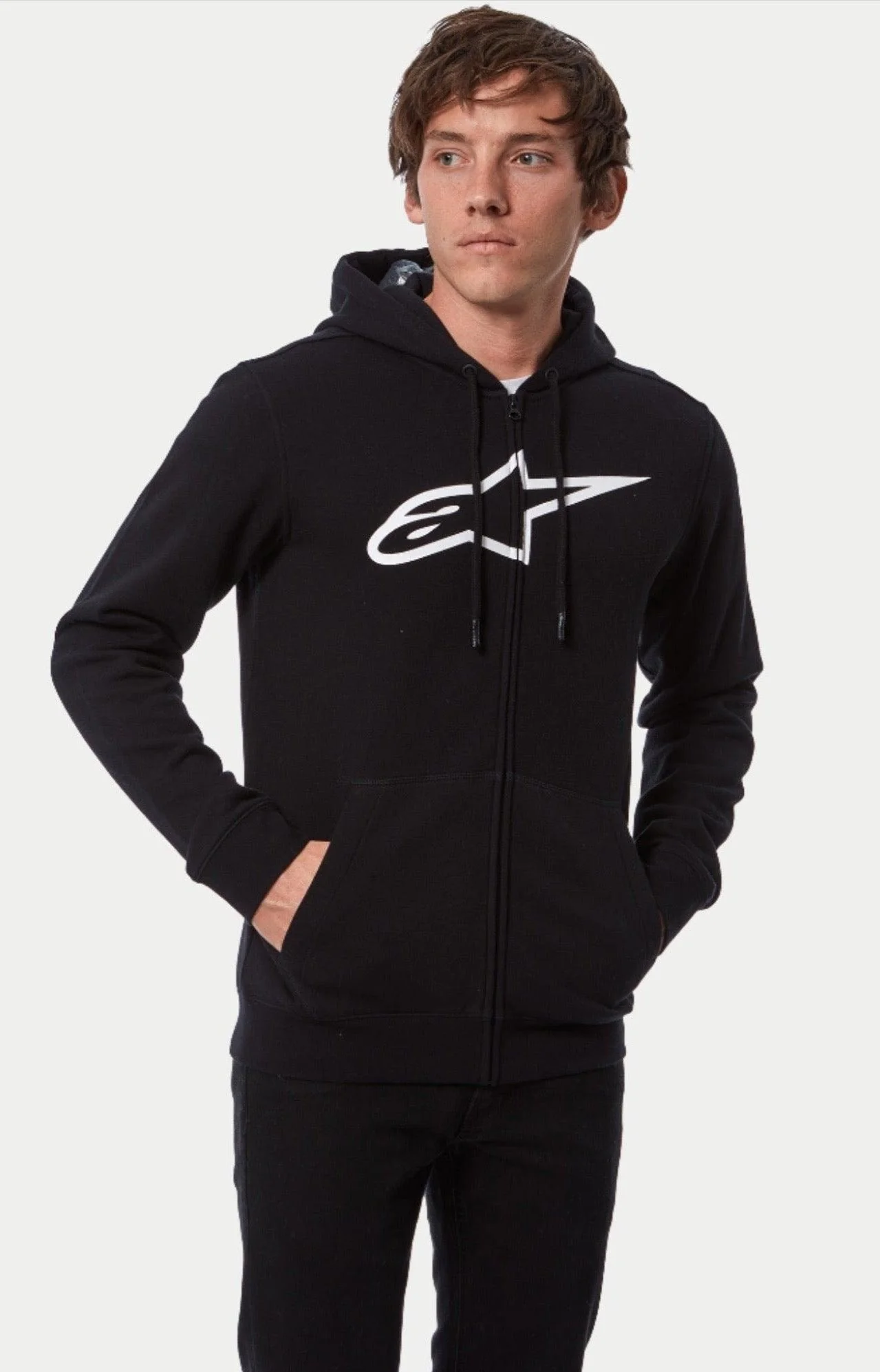 Felpa Con Cappuccio E Zip Ageless V3 - Image 3