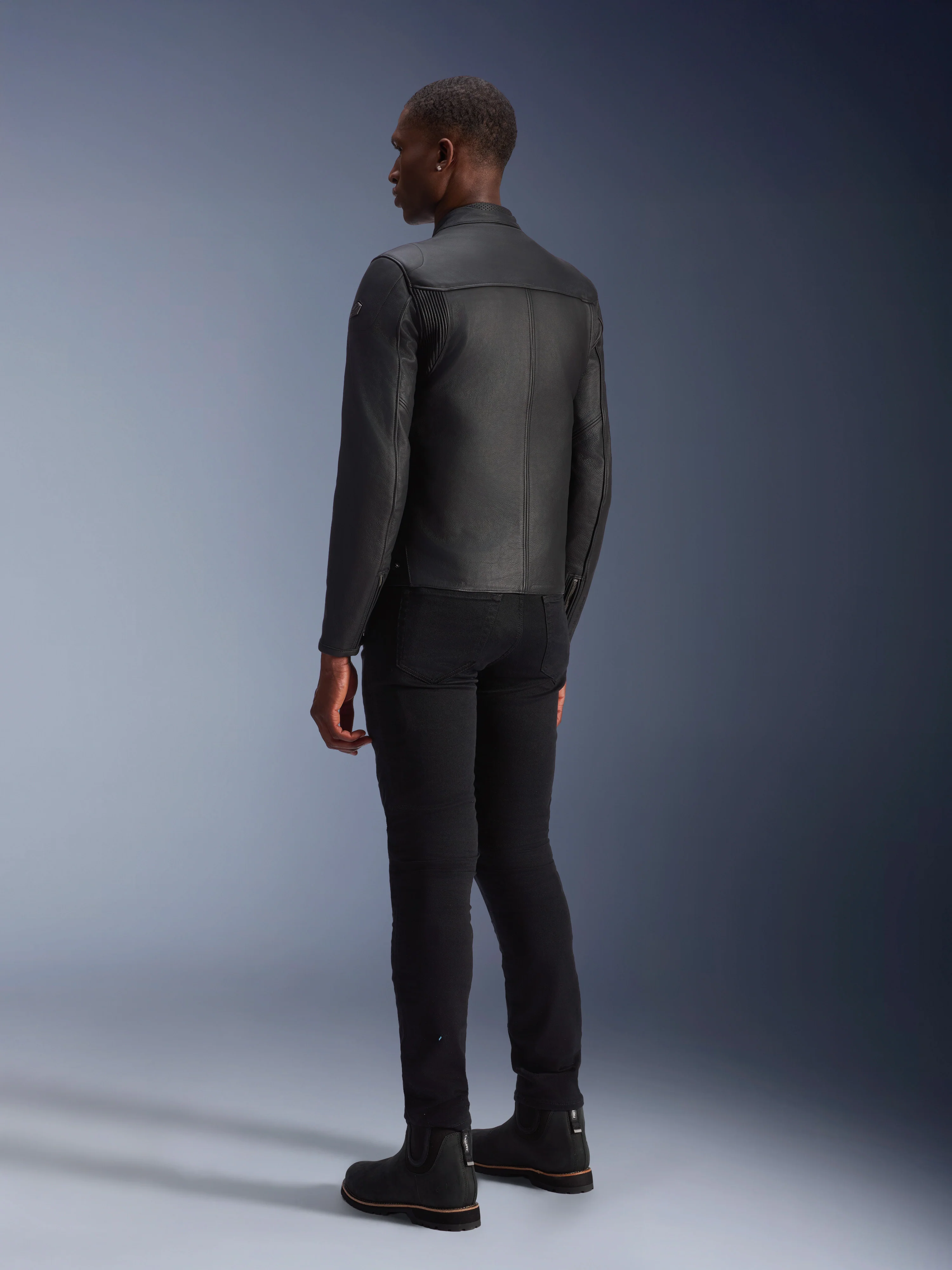 Giacca In Pelle Blacktrack - Image 4