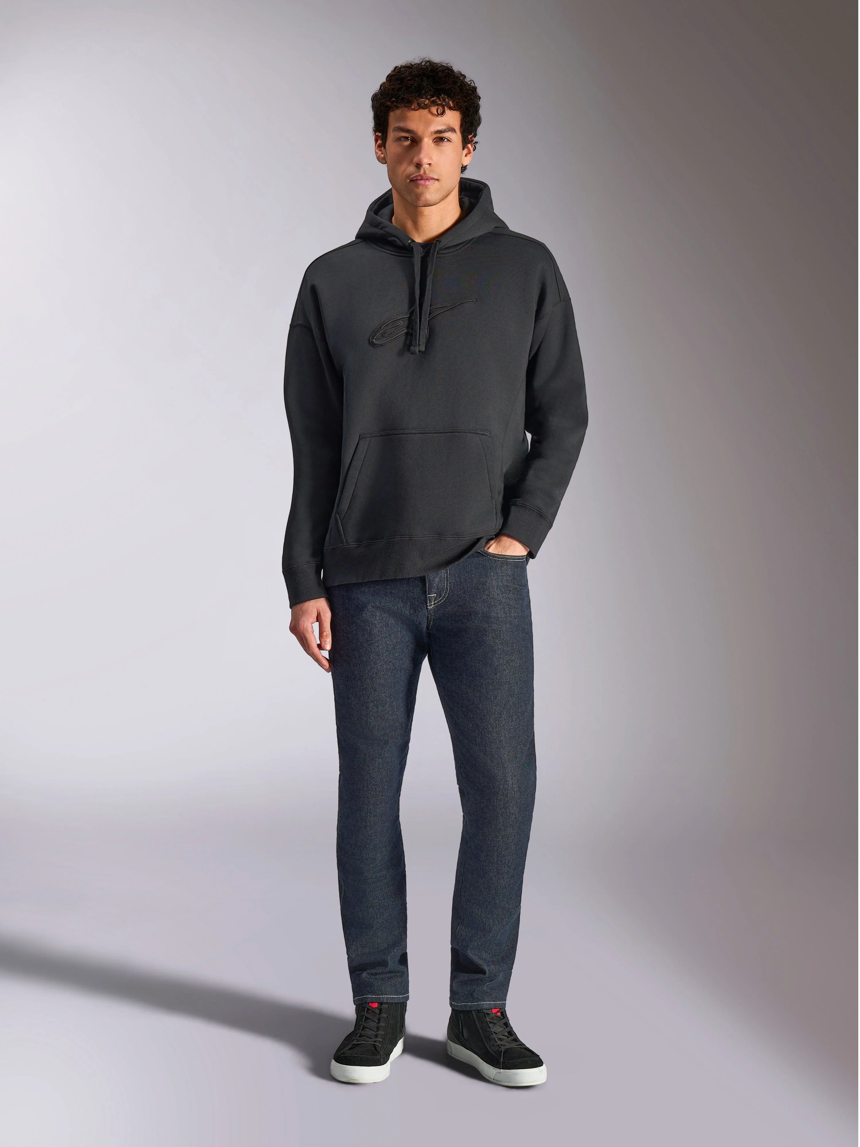 Felpa Con Cappuccio Emergent Oversized - Image 3