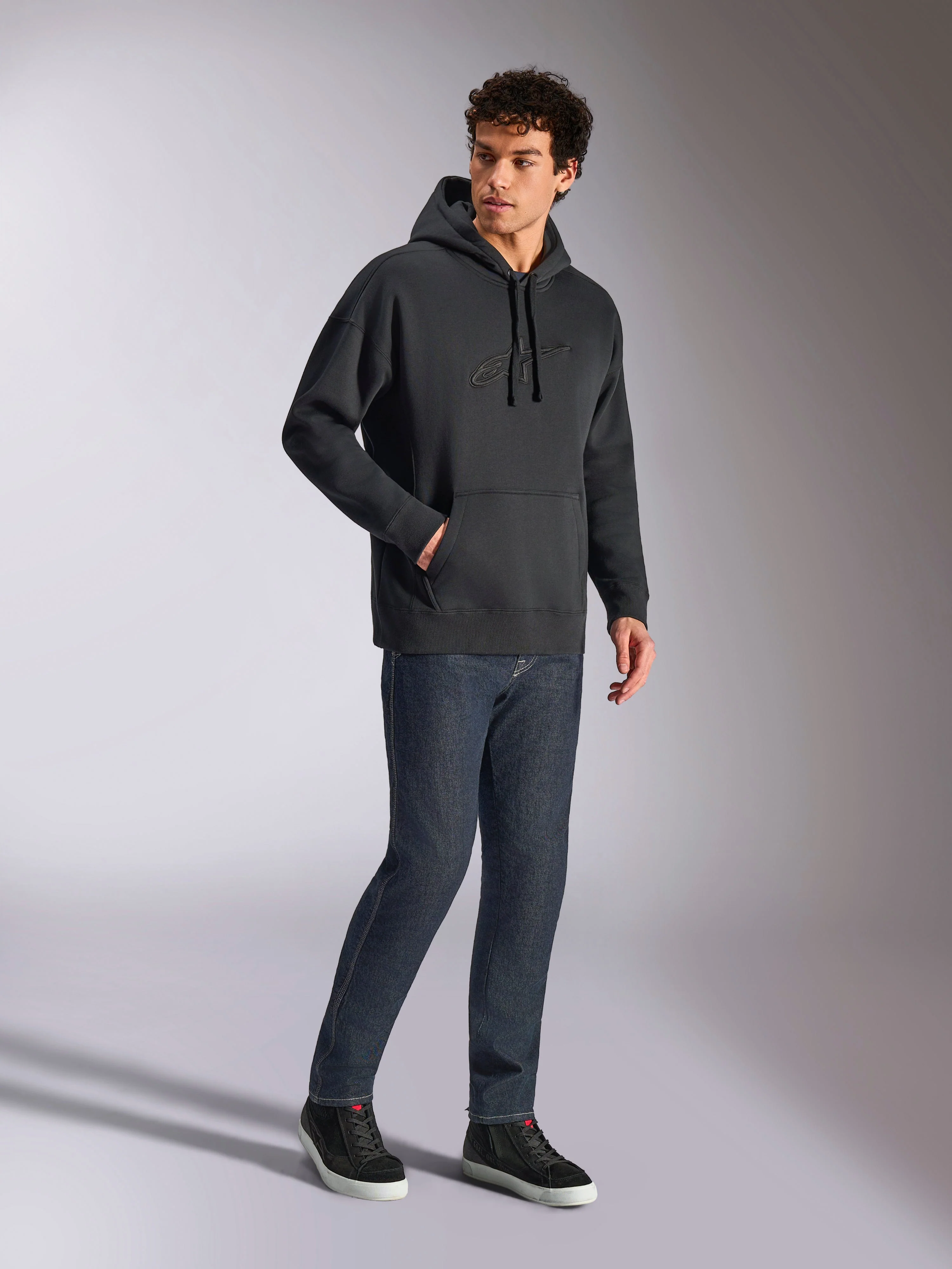 Felpa Con Cappuccio Emergent Oversized - Image 4