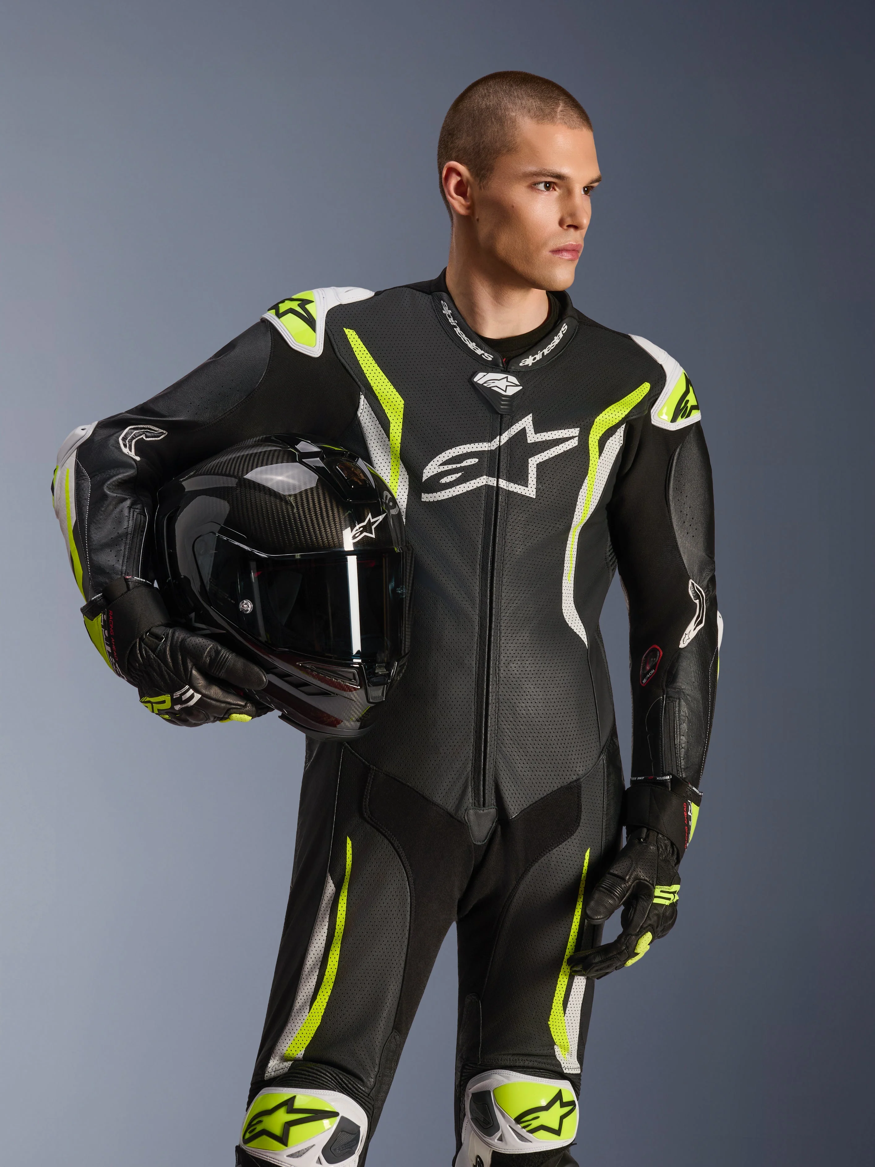 Tuta In Pelle GP Tech V5 1 Pezzo - Image 5