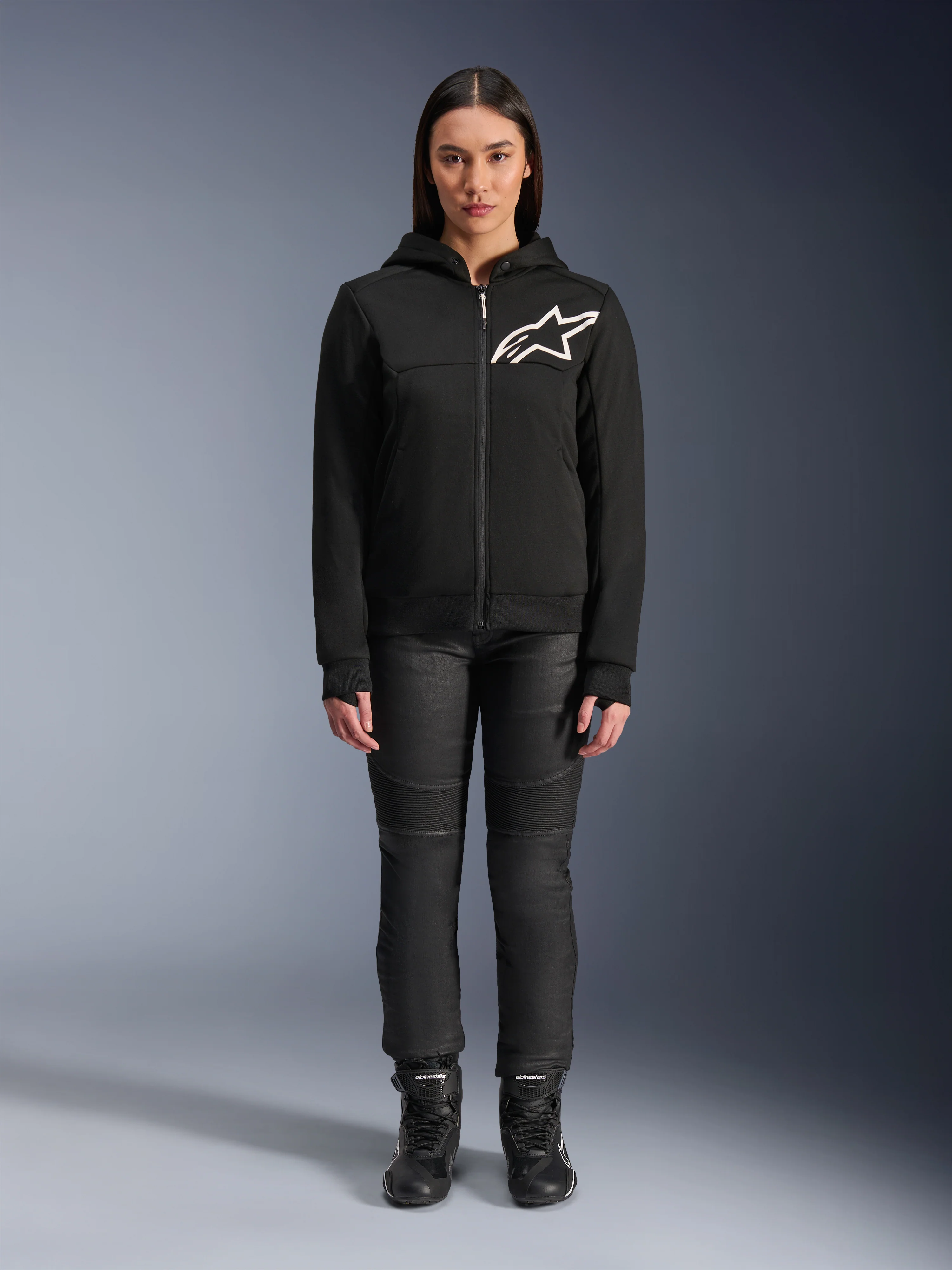 Felpa Con Cappuccio Stella Chrome V2 Sport - Image 6