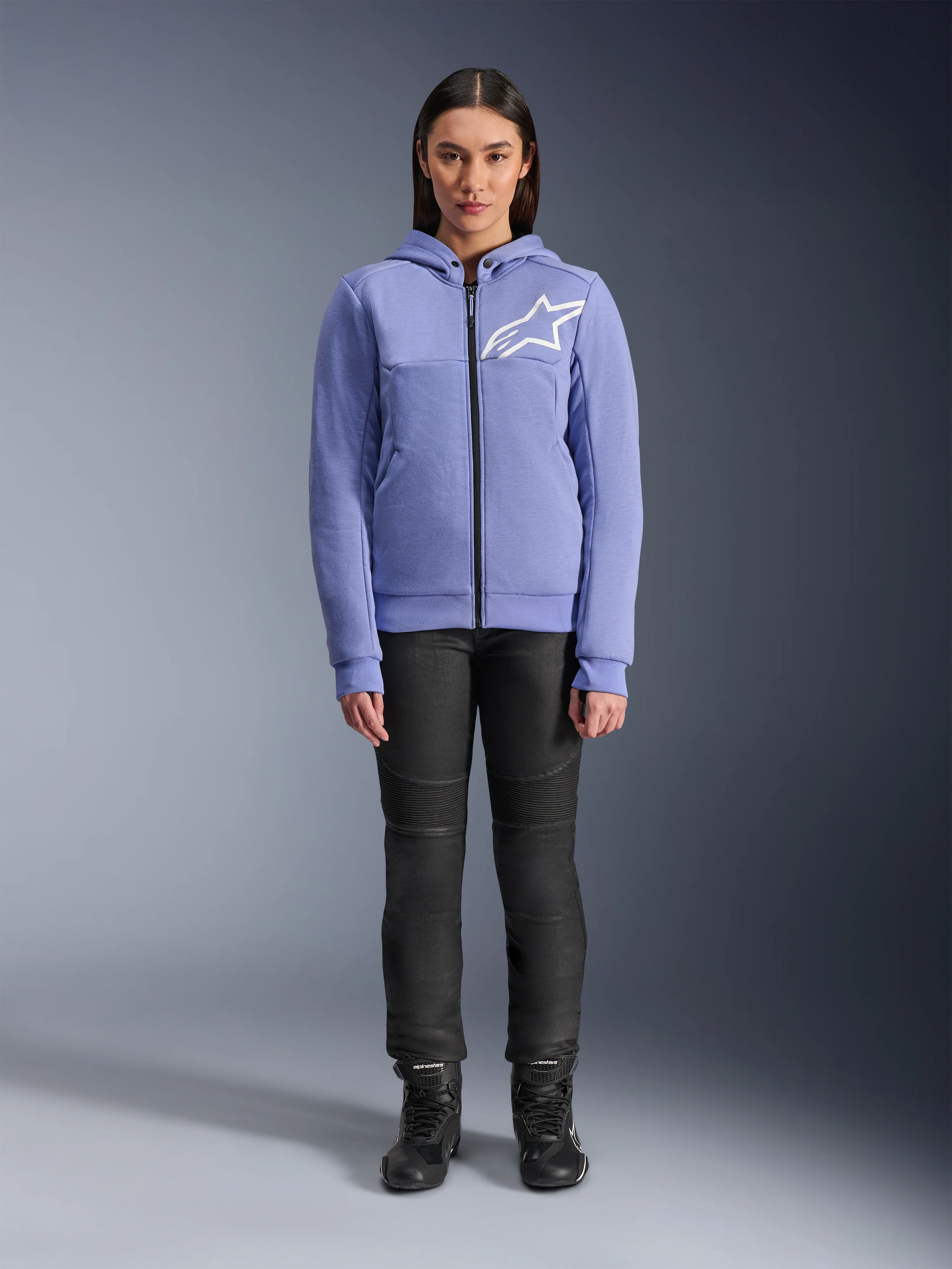 Felpa Con Cappuccio Stella Chrome V2 Sport - Image 5