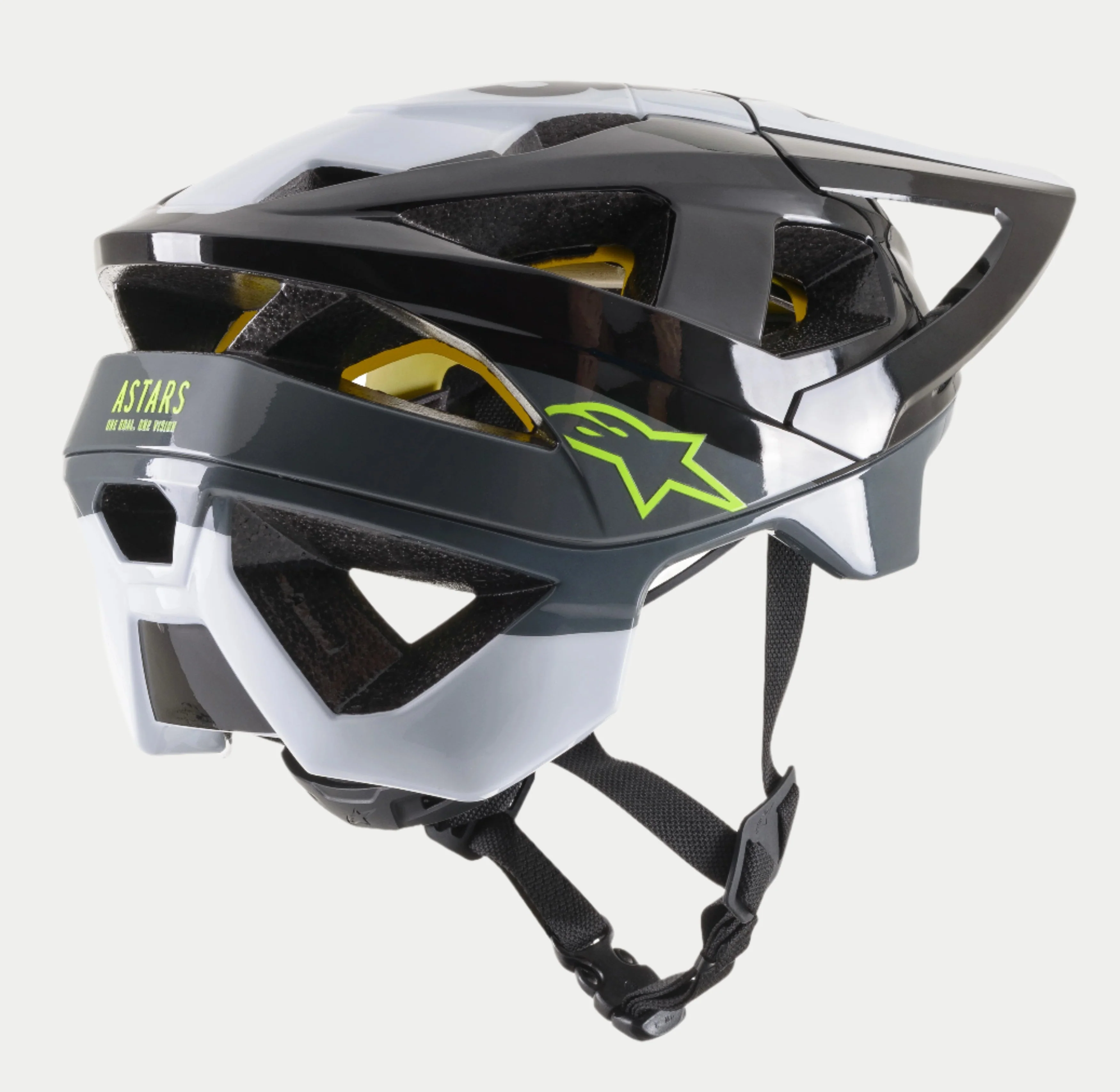 Casco Vector Tech Pilot - Black White Cool Gray Glossy - Image 2