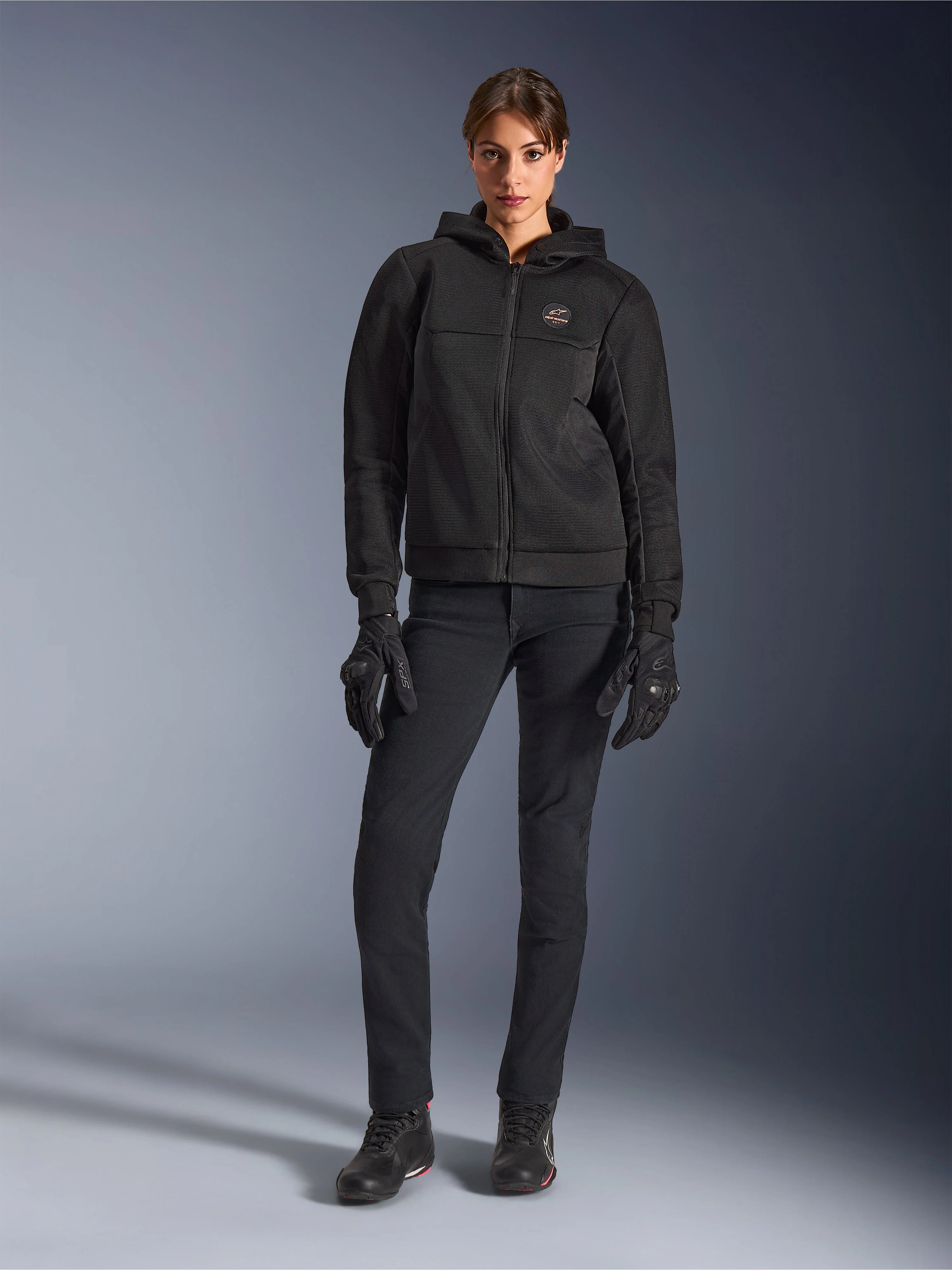 Felpa Con Cappuccio Stella Chrome Superairflow Donna - Image 3