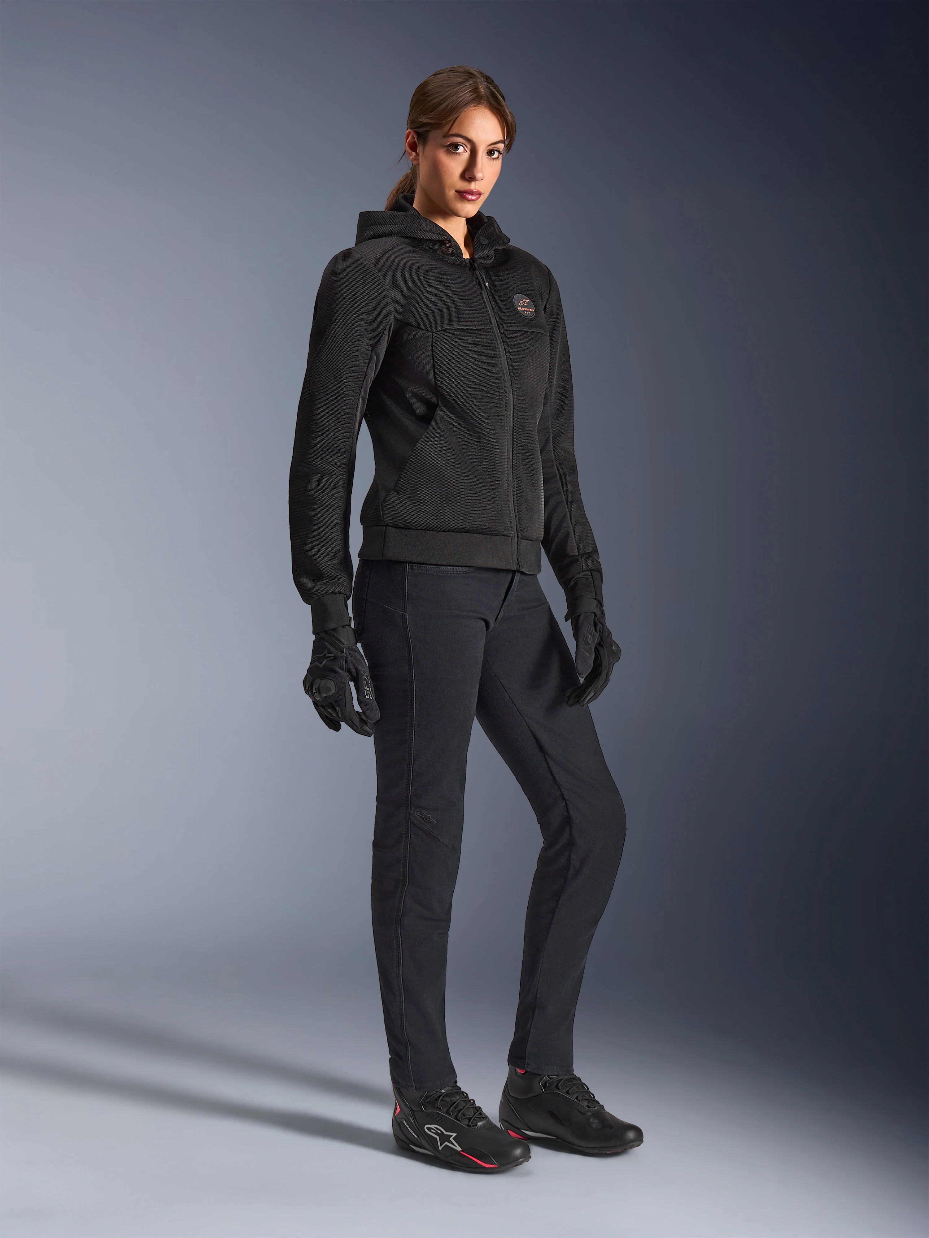 Felpa Con Cappuccio Stella Chrome Superairflow Donna - Image 4