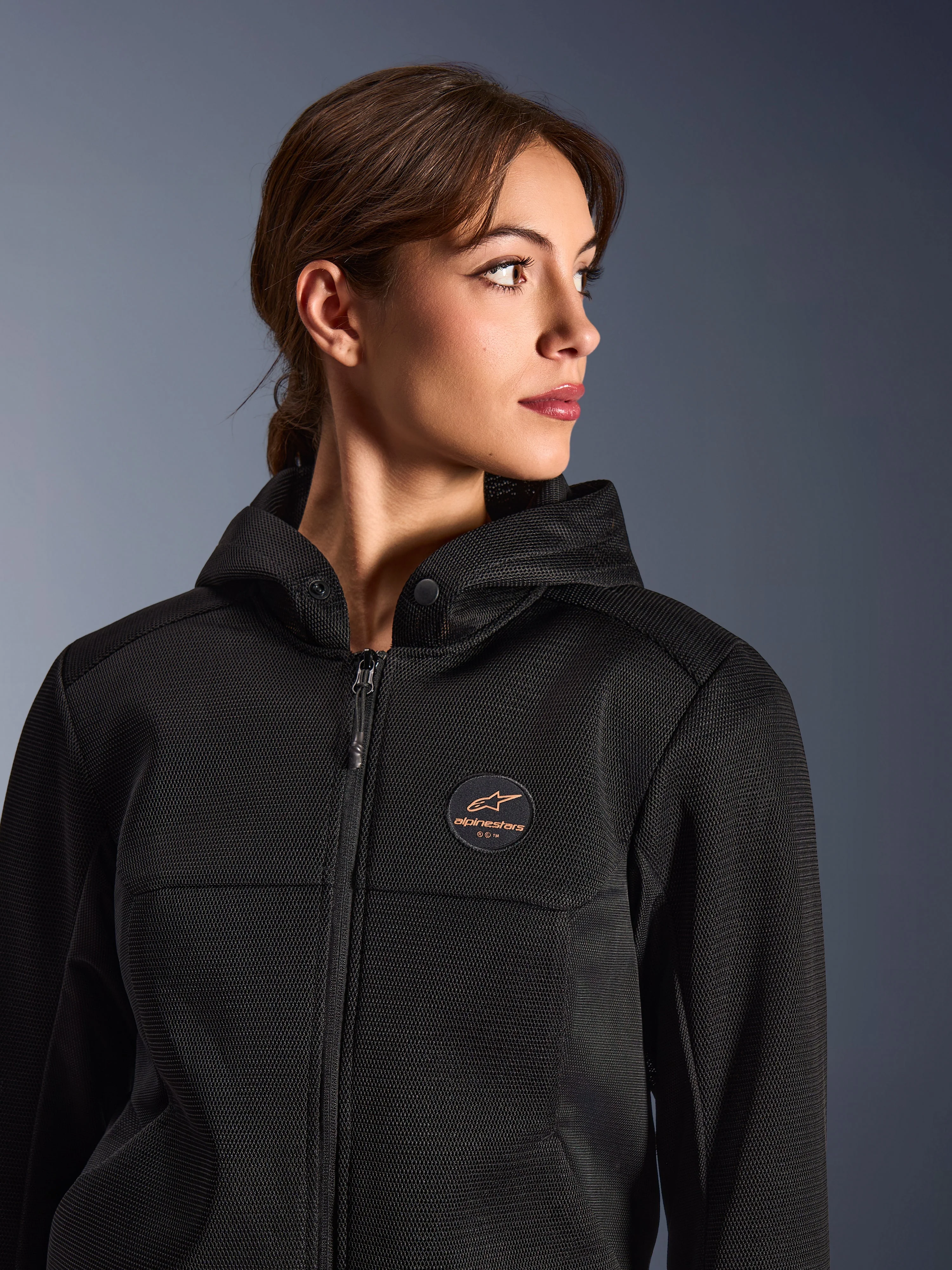 Felpa Con Cappuccio Stella Chrome Superairflow Donna - Image 6