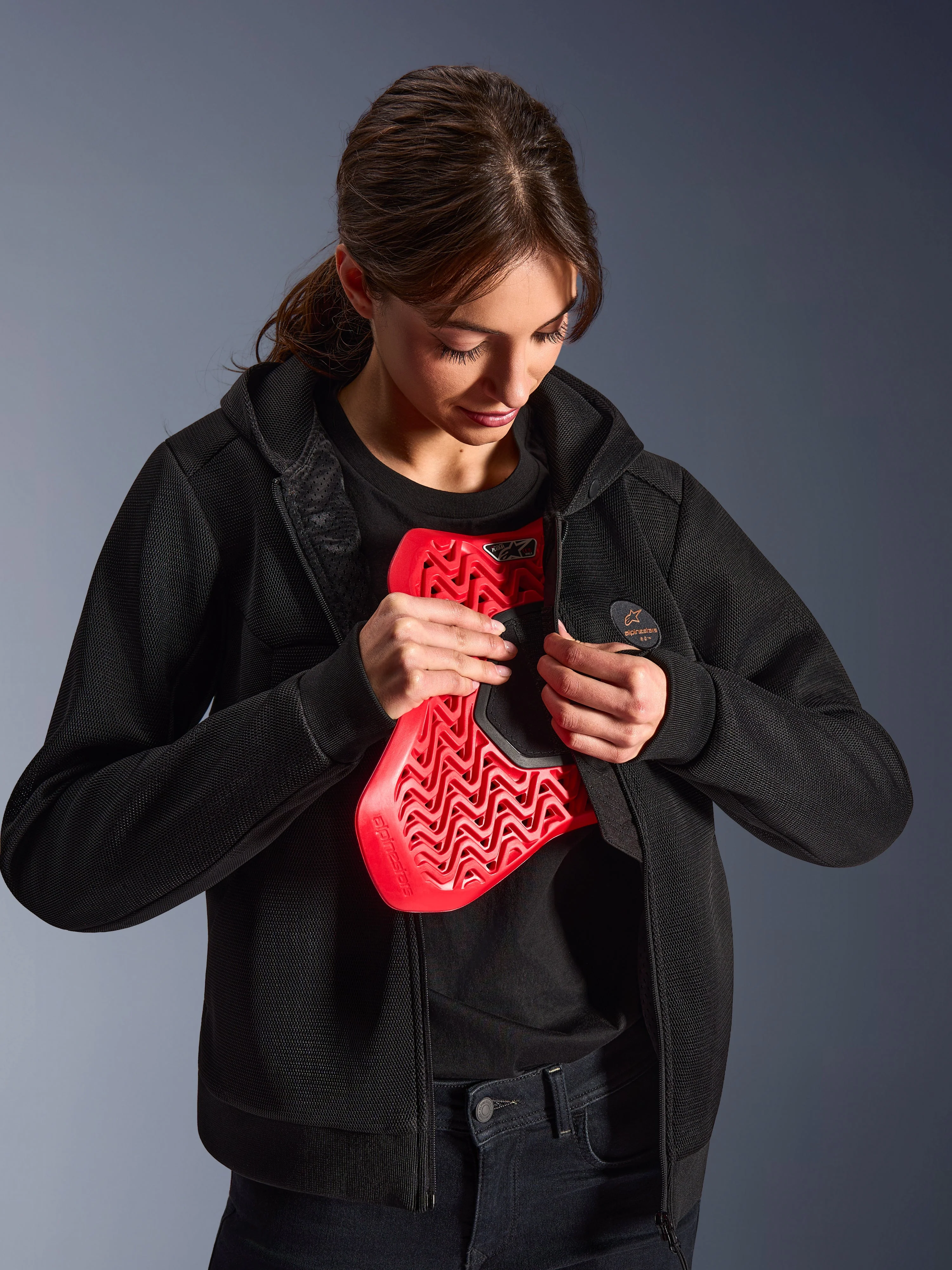 Felpa Con Cappuccio Stella Chrome Superairflow Donna - Image 7